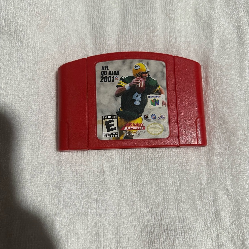 NFL QB Club 2001 (Nintendo 64, 2000) LOOSE & Tested, Authentic